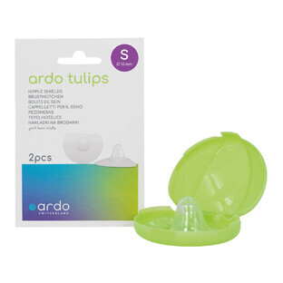 Ardo Tulips, almohadillas de silicona para el pecho, talla S, 2 unidades