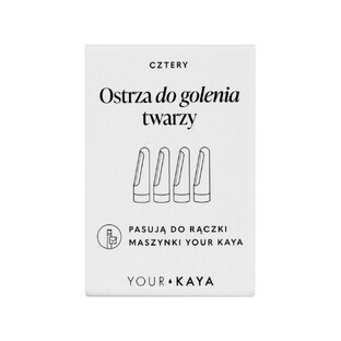 Your KAYA Facial Shaving Replacement Blades 4pcs