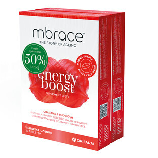 Mbrace Energy Boost, 2 x 20 tablets