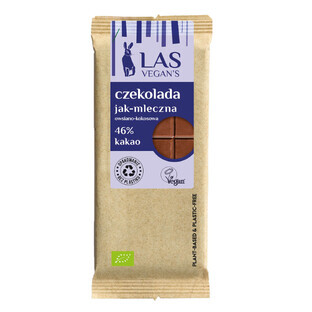 Las Vegan's Cioccolato come latte, farina d'avena e cocco, 50 g
