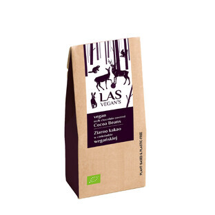 Las Vegan's Vegan boabe de cacao acoperite cu ciocolată, 80 g