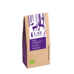 Las Vegan's Cranberries in vegan chocolate, 80 g