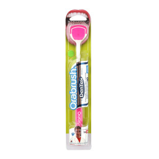DenTek Orabrush, tongue cleaner with brush, 1 pc