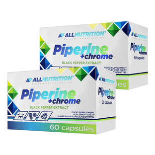 Allnutrition Piperine + Chrome set, 2 x 60 capsule