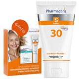 Pharmaceris S Sun Body Protect, Sun Protection Emulsion SPF 30, 150 ml + Set, Sun Protection Emulsion SPF 50+, 10 ml + cream, free sample