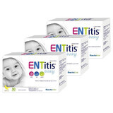 ENTitis Baby Set for babies over 6 months and children, banana flavor, 3 x 30 sachets