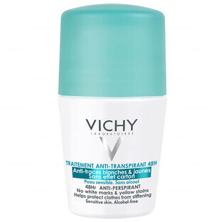 Vichy, antiperspirant roll-on 48h, against marks on clothes, 50 ml
