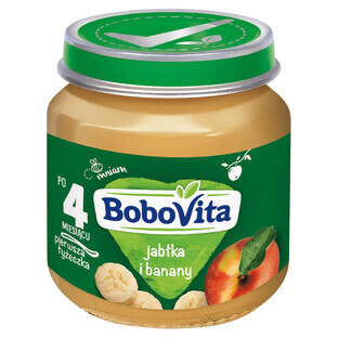 BoboVita Dessert, apple and banana, after 4 months, 125 g