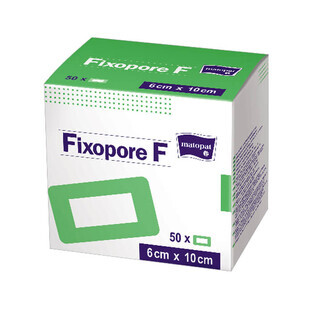 Medicazione FIXOPORE F, sterile, 10 cm x 6 cm, 50 pz.