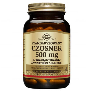 Solgar Aglio standardizzato 500 mg, 90 capsule
