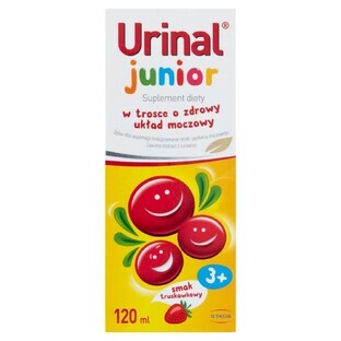 Urinal Junior, liquido orale, gusto fragola, 120 ml