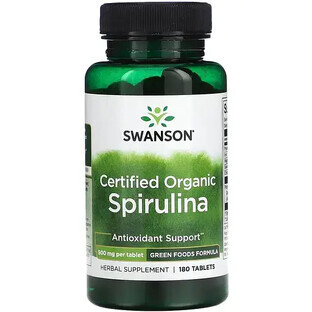 Swanson Spirulina, 180 tablets