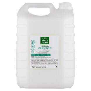 White Deer, săpun lichid, lapte de capră, rezervă, 5 L
