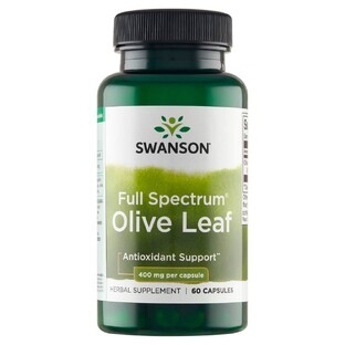 Swanson Full Spectrum Hoja de Olivo, 60 cápsulas