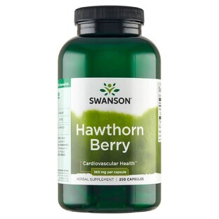 Swanson Hawthorn Berries, hawthorn berries, 250 capsules