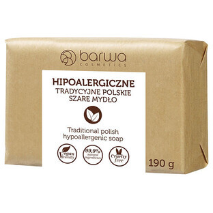 Barwa, Hipoalergiczne Tradycyjne Polskie, săpun gri, 190 g