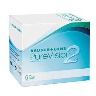 Lentilles de contact Purevision2, 30 jours, -2.00, BC 8.6, 6 pièces
