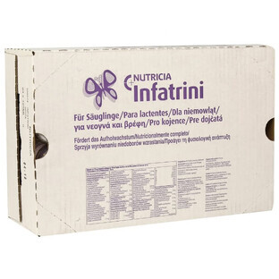 Formulă nutritivă pentru sugari de la naștere și copii Infatrini, 24 x 125 ml, Nutricia