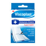 Viscoplast Prestopor plaster, white, for cutting, 1 m x 8 cm, 1 pc