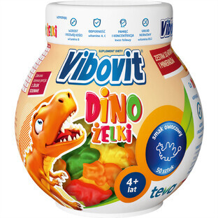 Vibovit Dino Gels, over 4 years, fruit flavor, 50 pieces