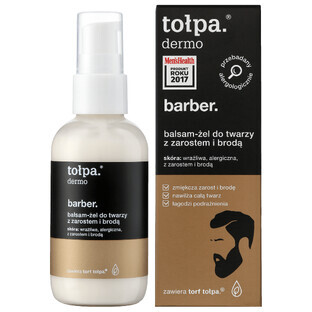 Tolpa Dermo Barber, bálsamo-gel para barba y barba, 75 ml