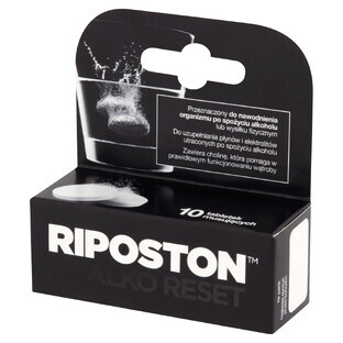 Riposton, orange flavor, 10 effervescent tablets