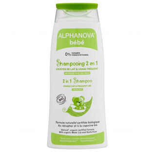 Alphanova Bebe, Organic shampoo for hair, 200 ml