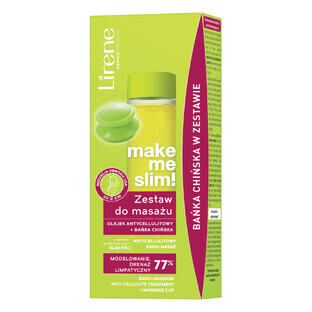 Lirene Anti-Cellulite-Massageöl, 100 ml + chinesische Blase