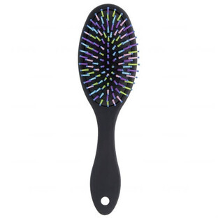 Inter-Vion, hair brush, colored pins, oval, 499061, 1 pc