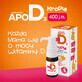 ApoD3 Drops, vitamin D3 400 IU for infants and children from the first day, 10 ml