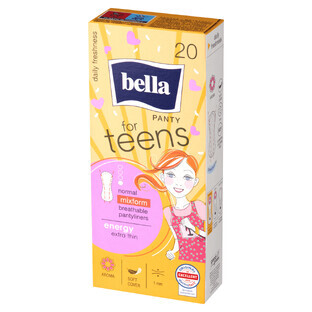 Bella Panty for teens, sanitary pads, Energy, 20 pcs