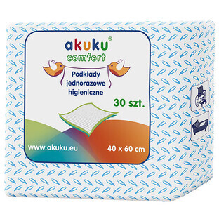 AKUKU, assorbenti igienici monouso, 40 x 60 cm, 30 pz.