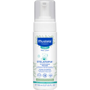 Mustela Stelatopia, Schaumshampoo für Säuglinge, 150 ml