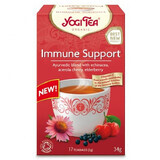 Yogi Tea Organic Immune Support, immuniteitsthee, 2 g x 17 builtjes