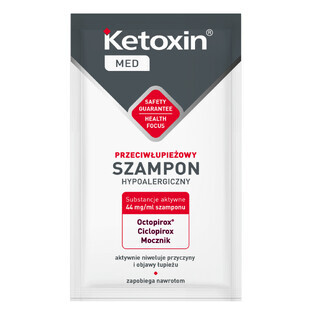 L'Biotica Ketoxin Med, antiroosshampoo, 6 ml