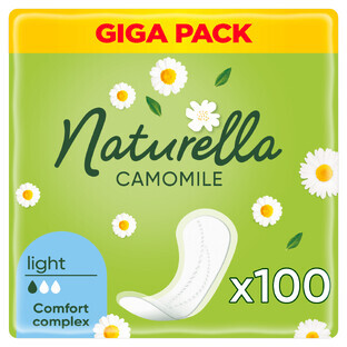 Naturella, tampoane sanitare, mușețel, Light, 100 buc