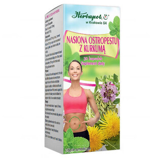 Herbapol Thistle seeds with turmeric, 30 capsules