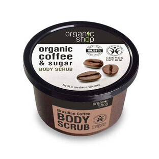 Organic Shop, Körperpeeling, Brasilianischer Kaffee, 250 ml