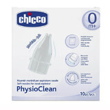 Chicco, PhysioClean, replacement tips for nasal aspirator, 10 pieces