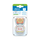 Dr Brown's, orthodontic teat, Classic, 0-6 months, Boy, PV12015, 2 pieces