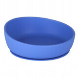 Doidy Bowl, bol à ventouse, silicone, bleu, 1 pc
