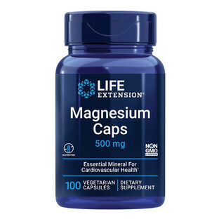 Life Extension Magnesium Caps, magnesium 500 mg, 100 vegetable capsules