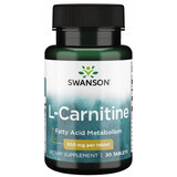 L-Carnitine 500 mg, 30 tablets, Swanson