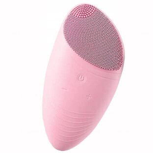 DermoFuture, spazzola sonica per la pulizia del viso, rosa, 1 pezzo