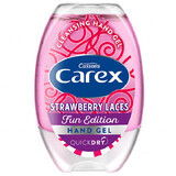 Carex, gel nettoyant pour les mains, sans rinçage, Strawberry Laces, 50 ml