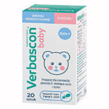 Verbascon Baby, for babies over 6 months and children, 20 twist-closure capsules