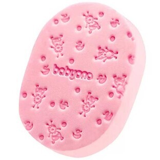 BabyOno, delicada esponja de baño para bebé, 063/02, rosa, 1 pieza