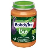 BoboVita Bio Dinner, chicken with aubergine and quinoa in tomatoes, after 6 months, 190 g