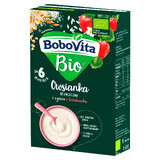 BoboVita Bio Oat flakes with rice and strawberries, no milk, no added sugar, after 6 months, 200 g