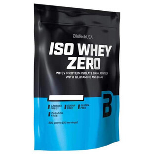 BioTechUSA Iso Whey Zero, sabor chocolate blanco, 500 g